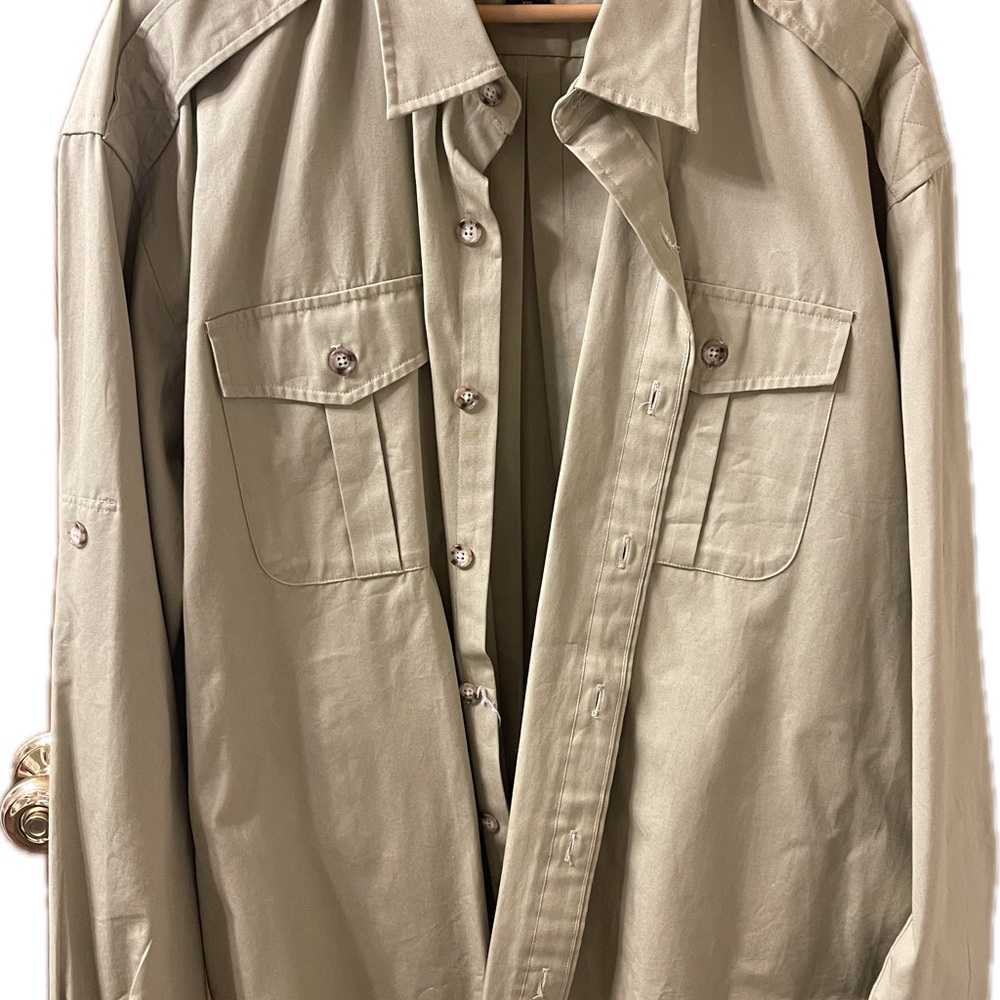 Vintage 90s Willis&Geiger Mens Field Shirt XXL Beautiful Condition